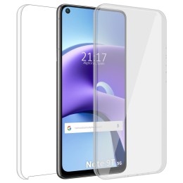 Funda Completa Transparente Pc + Tpu Full Body 360 para Xiaomi Redmi Note 9T 5G 2