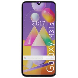 Protector Cristal Templado Completo 5D Full Glue Negro para Samsung Galaxy M31s Vidrio 2