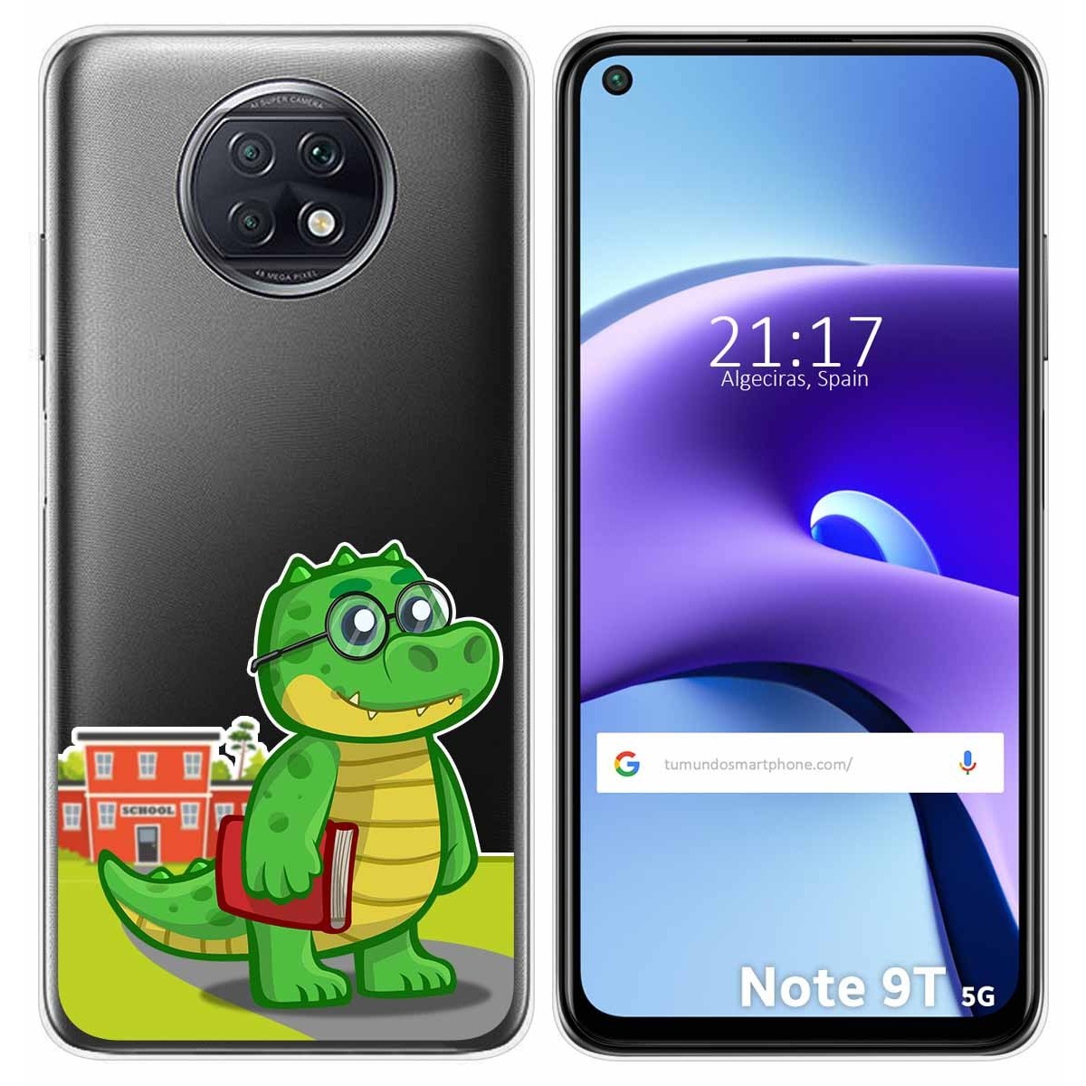 Funda Gel Transparente para Xiaomi Redmi Note 9T 5G diseño Coco Dibujos