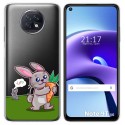 Funda Gel Transparente para Xiaomi Redmi Note 9T 5G diseño Conejo Dibujos