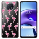 Funda Gel Transparente para Xiaomi Redmi Note 9T 5G diseño Flamenco Dibujos