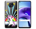 Funda Gel Transparente para Xiaomi Redmi Note 9T 5G diseño Unicornio Dibujos