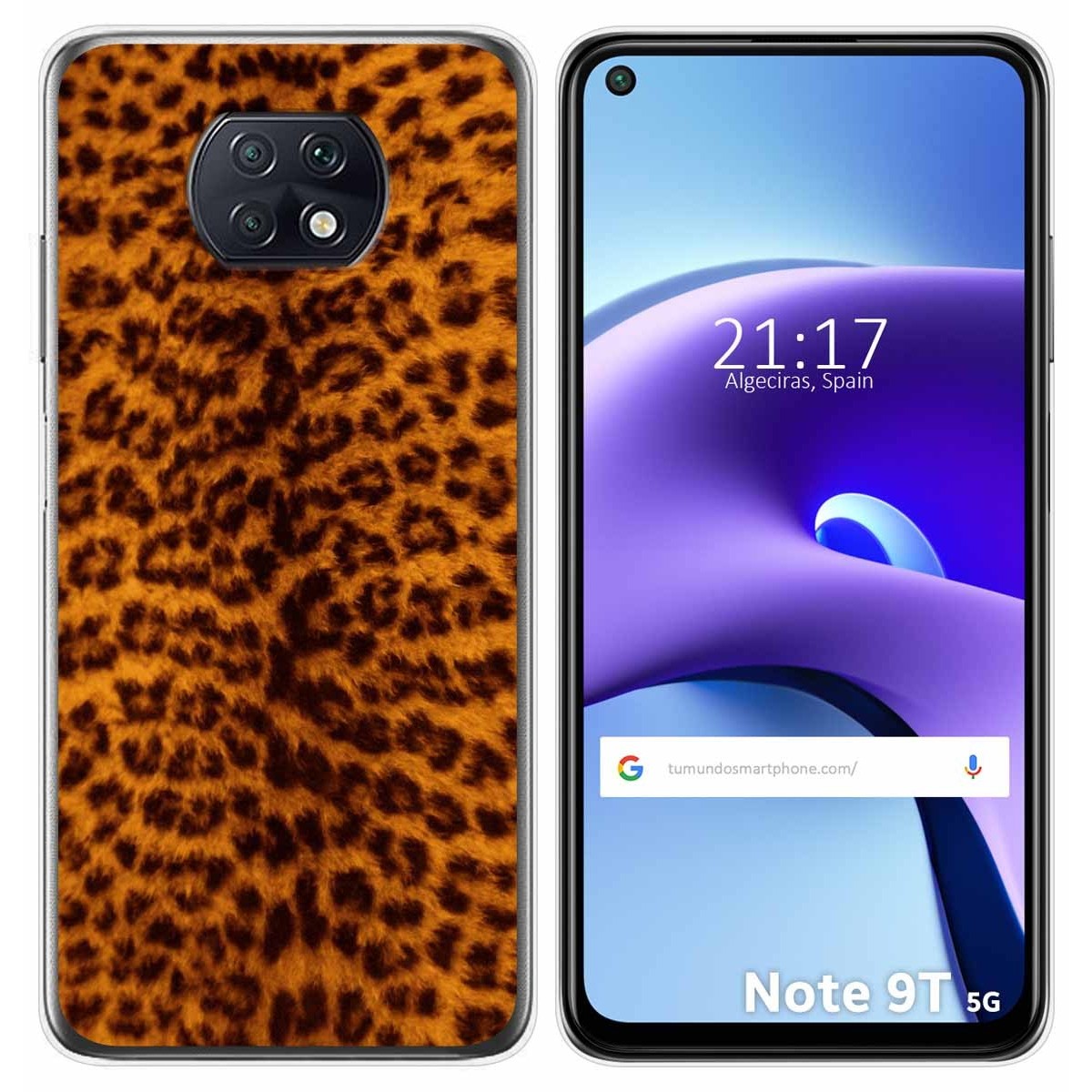 Funda Gel Tpu para Xiaomi Redmi Note 9T 5G diseño Animal 03 Dibujos