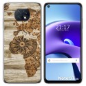 Funda Gel Tpu para Xiaomi Redmi Note 9T 5G diseño Madera 07 Dibujos