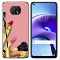 Funda Gel Tpu para Xiaomi Redmi Note 9T 5G diseño Brochas Dibujos
