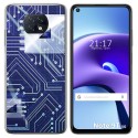 Funda Gel Tpu para Xiaomi Redmi Note 9T 5G diseño Circuito Dibujos