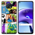Funda Gel Tpu para Xiaomi Redmi Note 9T 5G diseño Comic Dibujos