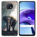 Funda Gel Tpu para Xiaomi Redmi Note 9T 5G diseño Elefante Dibujos