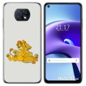 Funda Gel Tpu para Xiaomi Redmi Note 9T 5G diseño Leones Dibujos