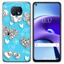 Funda Gel Tpu para Xiaomi Redmi Note 9T 5G diseño Mariposas Dibujos