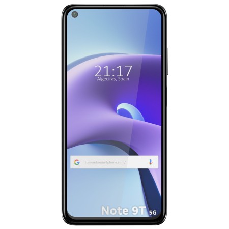 Protector Cristal Templado Completo 5D Full Glue Negro para Xiaomi Redmi Note 9T 5G Vidrio