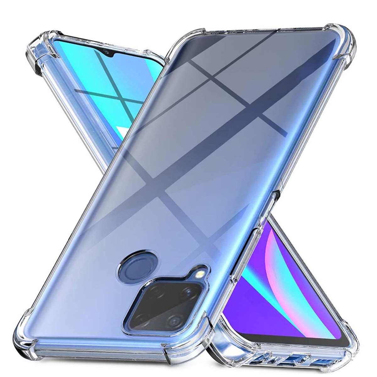 Funda Gel Tpu Anti-Shock Transparente para Realme 7i / Narzo 30A