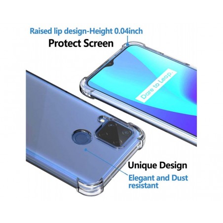 Funda Gel Tpu Anti-Shock Transparente para Realme 7i / Narzo 30A