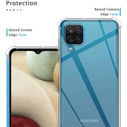 Funda Gel Tpu Anti-Shock Transparente para Samsung Galaxy A12 / M12 2