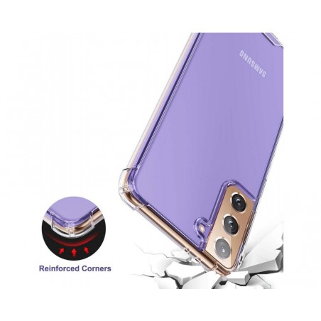 Funda Gel Tpu Anti-Shock Transparente para Samsung Galaxy S21 5G