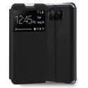 Funda Libro Soporte con Ventana para Xiaomi Redmi Note 9T 5G Color Negra