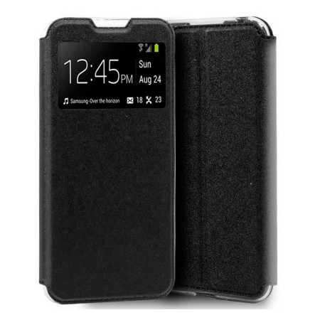 Funda Libro Soporte con Ventana para ZTE Blade A3 2020 Color Negra