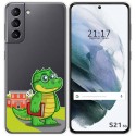 Funda Gel Transparente para Samsung Galaxy S21 5G diseño Coco Dibujos