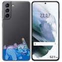 Funda Gel Transparente para Samsung Galaxy S21 5G diseño Hipo Dibujos