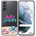 Funda Gel Transparente para Samsung Galaxy S21 5G diseño Summer Dibujos