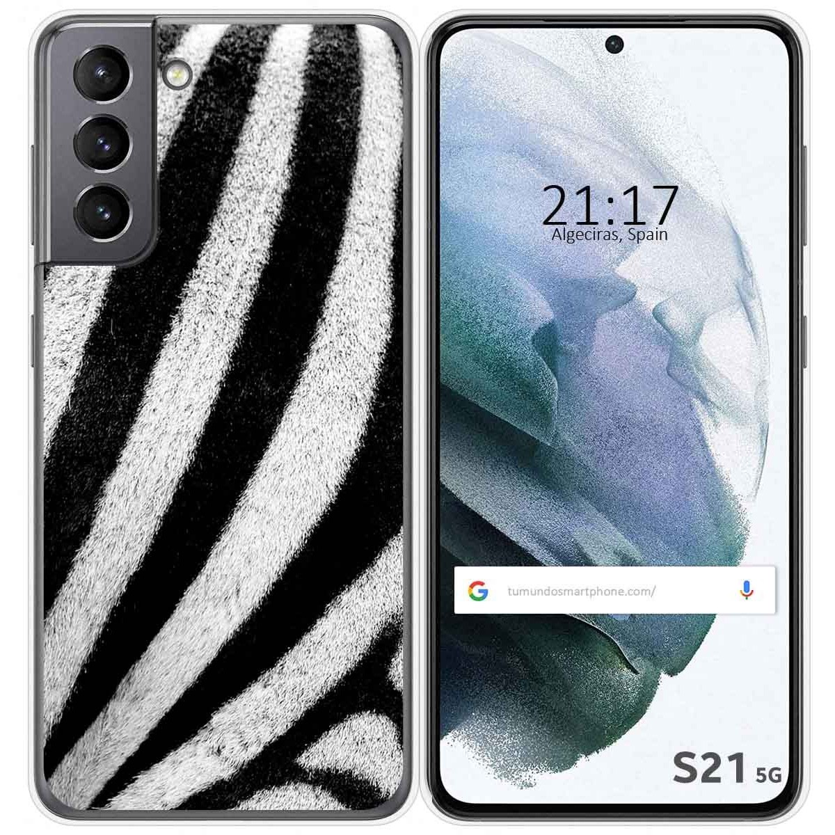 Funda Gel Tpu para Samsung Galaxy S21 5G diseño Animal 02 Dibujos