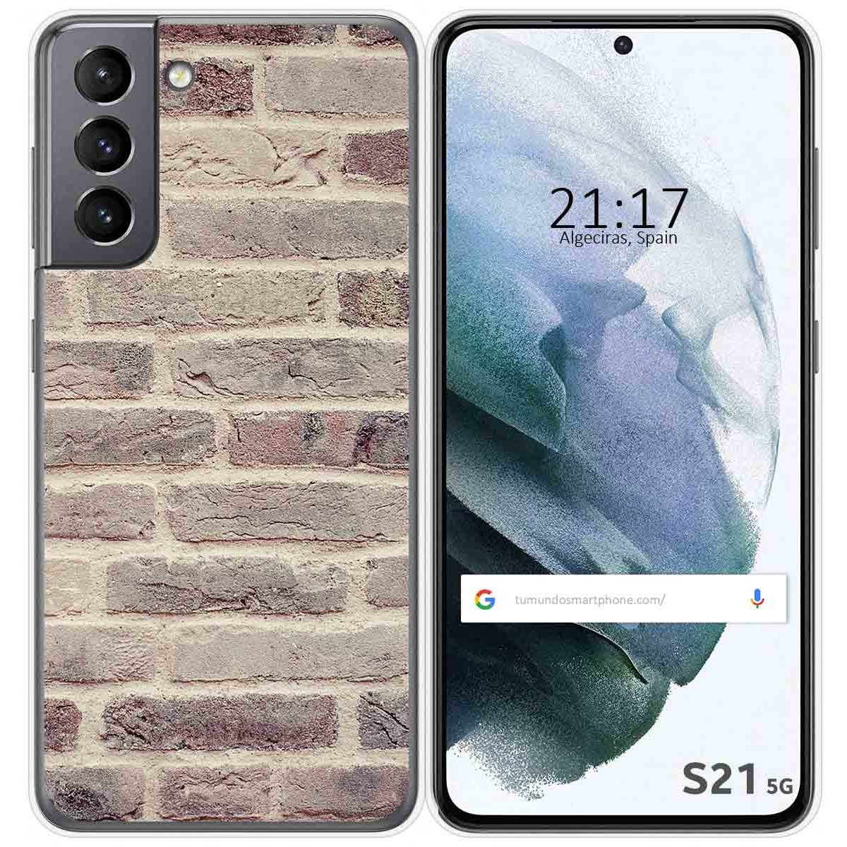 Funda Gel Tpu para Samsung Galaxy S21 5G diseño Ladrillo 01 Dibujos