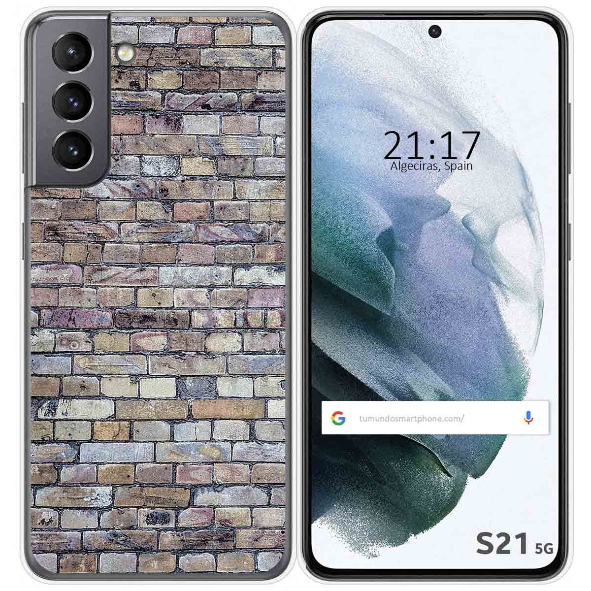 Funda Gel Tpu para Samsung Galaxy S21 5G diseño Ladrillo 02 Dibujos