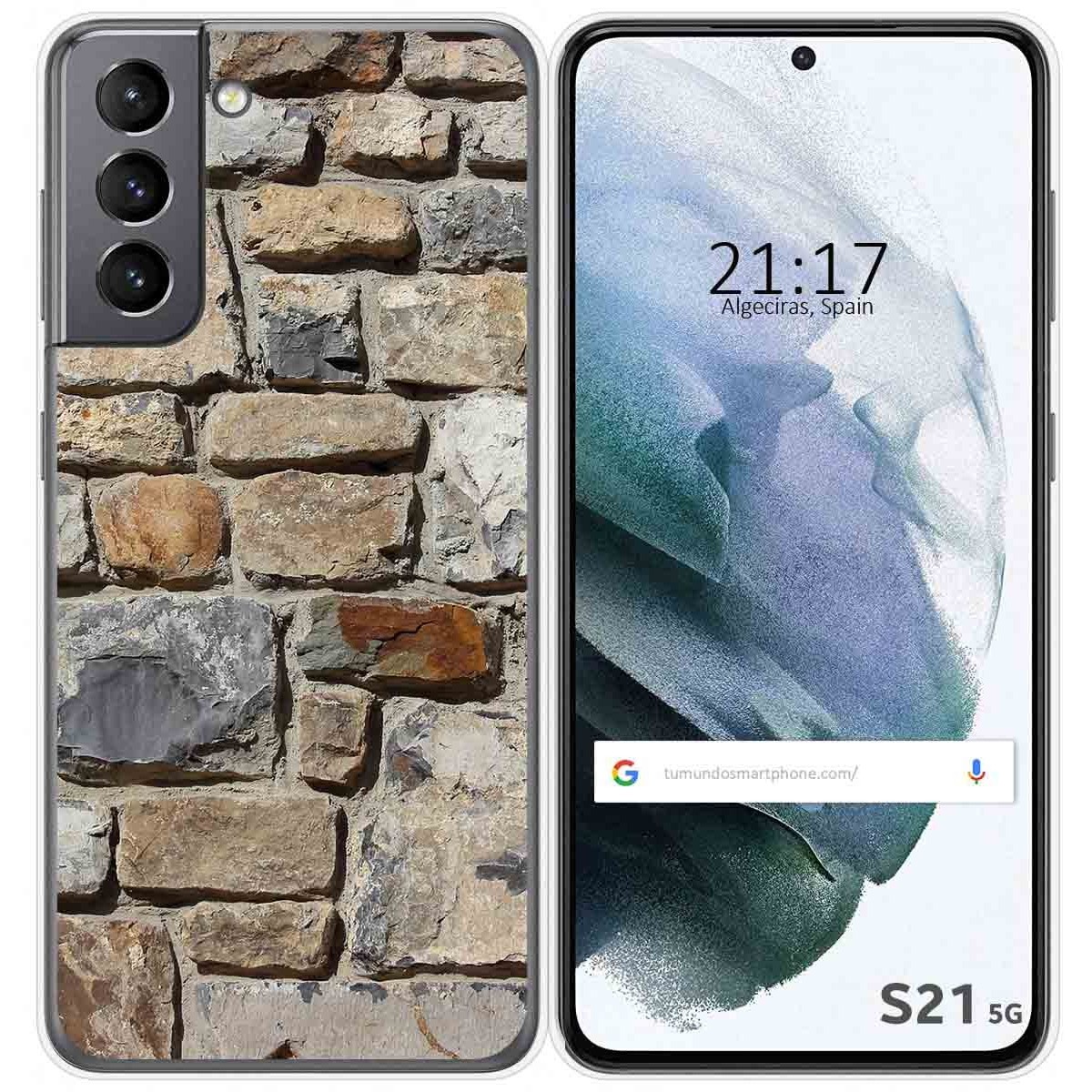 Funda Gel Tpu para Samsung Galaxy S21 5G diseño Ladrillo 03 Dibujos