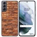 Funda Gel Tpu para Samsung Galaxy S21 5G diseño Ladrillo 04 Dibujos