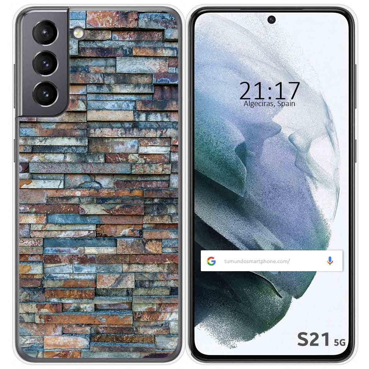 Funda Gel Tpu para Samsung Galaxy S21 5G diseño Ladrillo 05 Dibujos