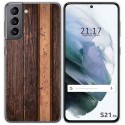 Funda Gel Tpu para Samsung Galaxy S21 5G diseño Madera 05 Dibujos