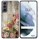 Funda Gel Tpu para Samsung Galaxy S21 5G diseño Madera 08 Dibujos