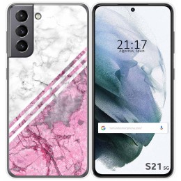 Funda Gel Tpu para Samsung Galaxy S21 5G diseño Mármol 03 Dibujos
