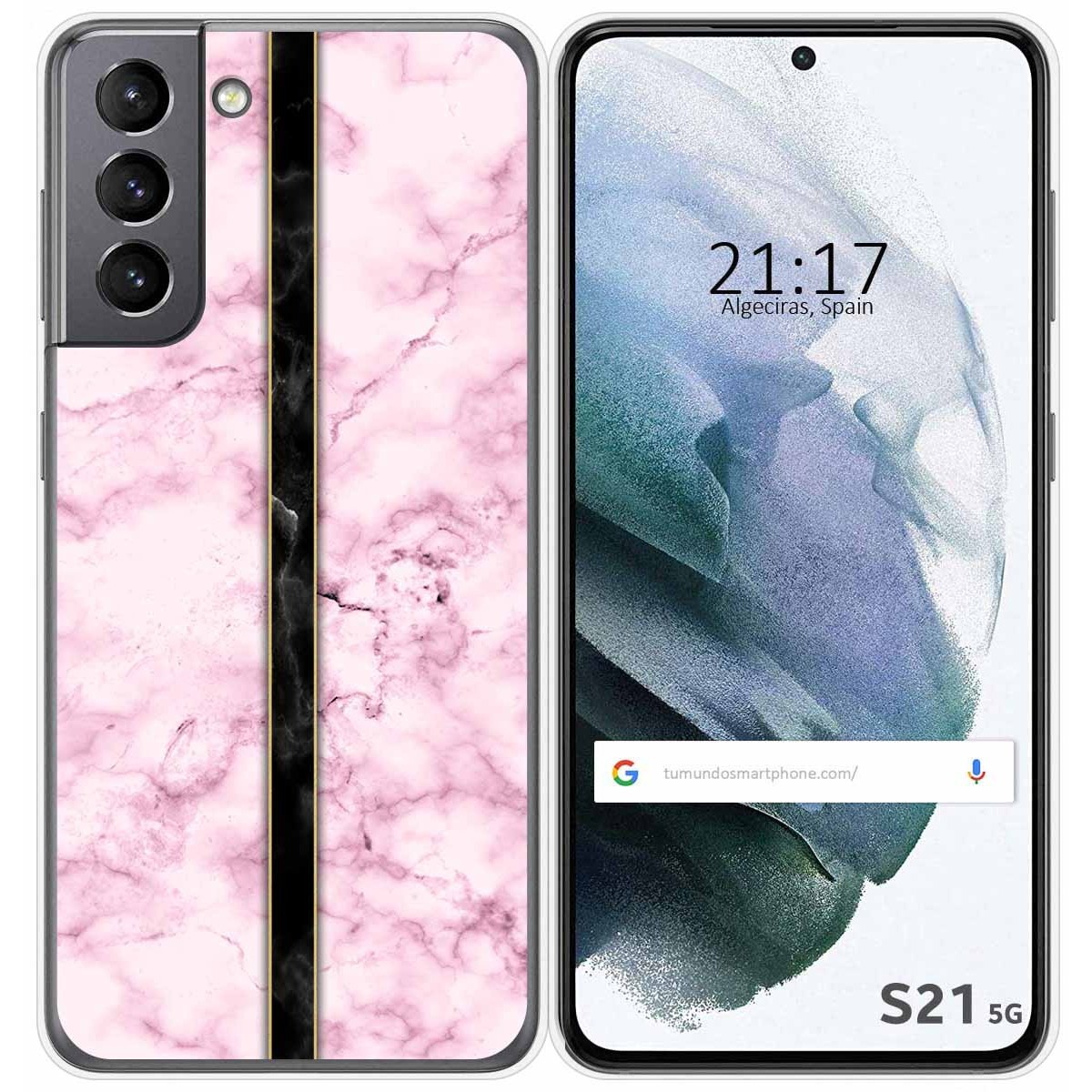 Funda Gel Tpu para Samsung Galaxy S21 5G diseño Mármol 04 Dibujos