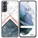 Funda Gel Tpu para Samsung Galaxy S21 5G diseño Mármol 05 Dibujos