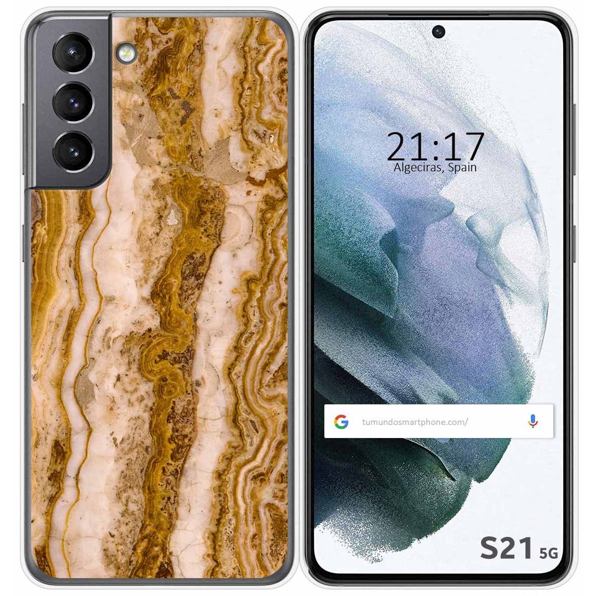 Funda Gel Tpu para Samsung Galaxy S21 5G diseño Mármol 10 Dibujos