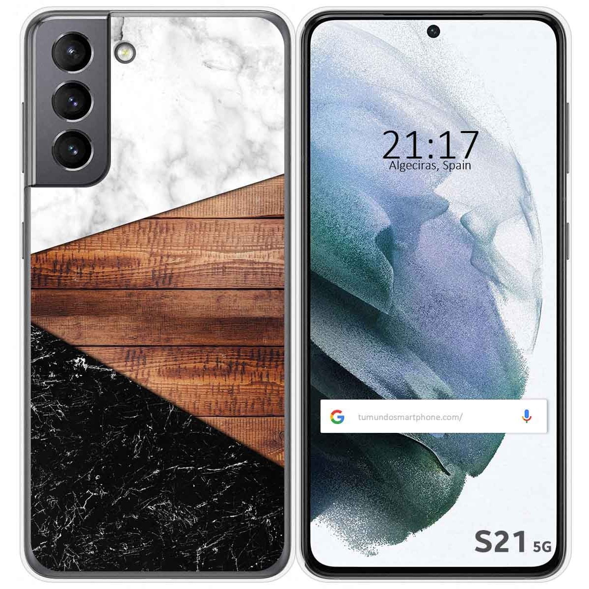 Funda Gel Tpu para Samsung Galaxy S21 5G diseño Mármol 11 Dibujos