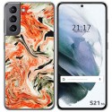 Funda Gel Tpu para Samsung Galaxy S21 5G diseño Mármol 12 Dibujos