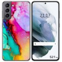 Funda Gel Tpu para Samsung Galaxy S21 5G diseño Mármol 15 Dibujos