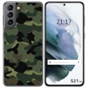 Funda Gel Tpu para Samsung Galaxy S21 5G diseño Camuflaje Dibujos