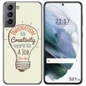 Funda Gel Tpu para Samsung Galaxy S21 5G diseño Creativity Dibujos