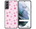 Funda Gel Tpu para Samsung Galaxy S21 5G diseño Flores Dibujos