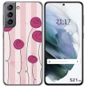 Funda Gel Tpu para Samsung Galaxy S21 5G diseño Flores Vintage Dibujos