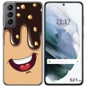 Funda Gel Tpu para Samsung Galaxy S21 5G diseño Helado Chocolate Dibujos