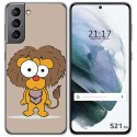 Funda Gel Tpu para Samsung Galaxy S21 5G diseño Leon Dibujos