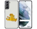 Funda Gel Tpu para Samsung Galaxy S21 5G diseño Leones Dibujos