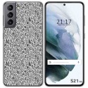 Funda Gel Tpu para Samsung Galaxy S21 5G diseño Letras Dibujos