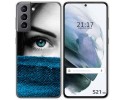 Funda Gel Tpu para Samsung Galaxy S21 5G diseño Ojo Dibujos