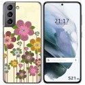 Funda Gel Tpu para Samsung Galaxy S21 5G diseño Primavera En Flor Dibujos