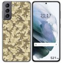 Funda Gel Tpu para Samsung Galaxy S21 5G diseño Sand Camuflaje Dibujos